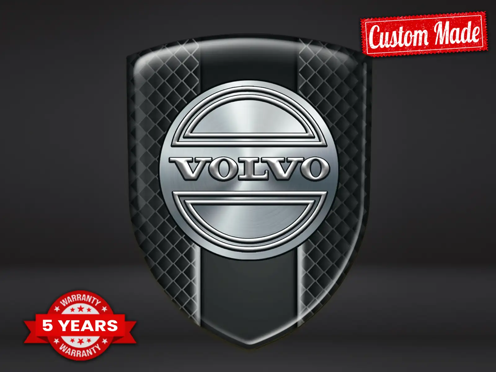 Volvo Emblemas Auto Personalizados Resistentes Alta Calidad